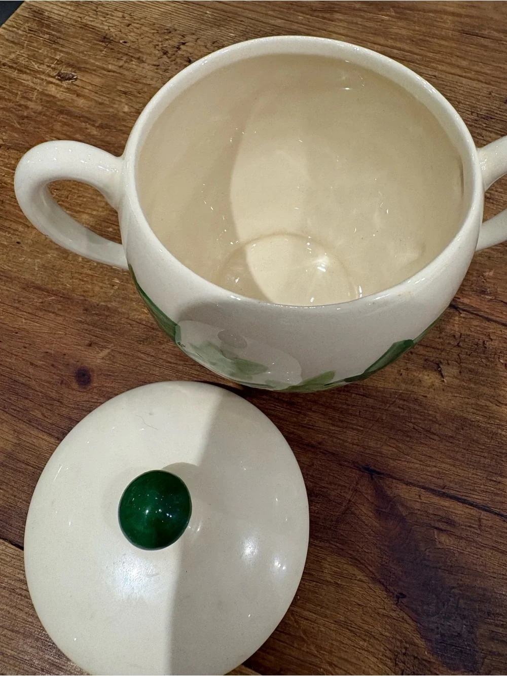 Vintage Franciscan Ivy Hard to Find Suger Bowl with Lid